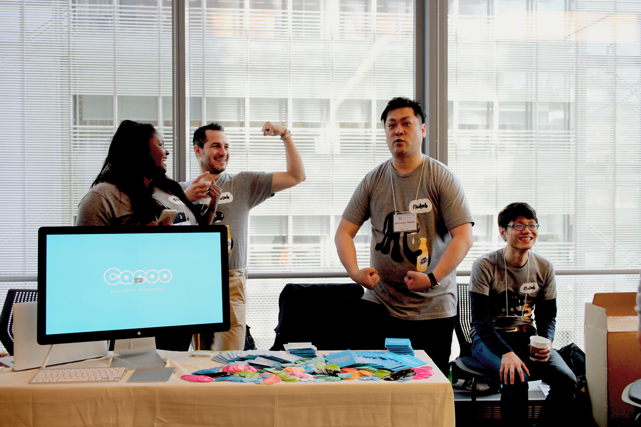 Nulab's booth at the IF Conference this spring in NYC