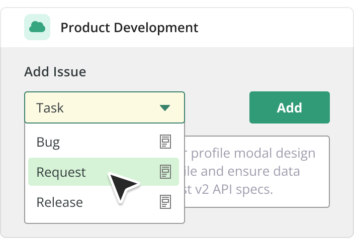 Accelerate delivery with issue templates