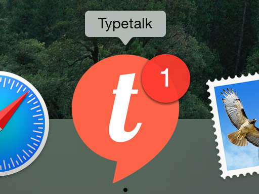 Typetalk for Desktop Badge