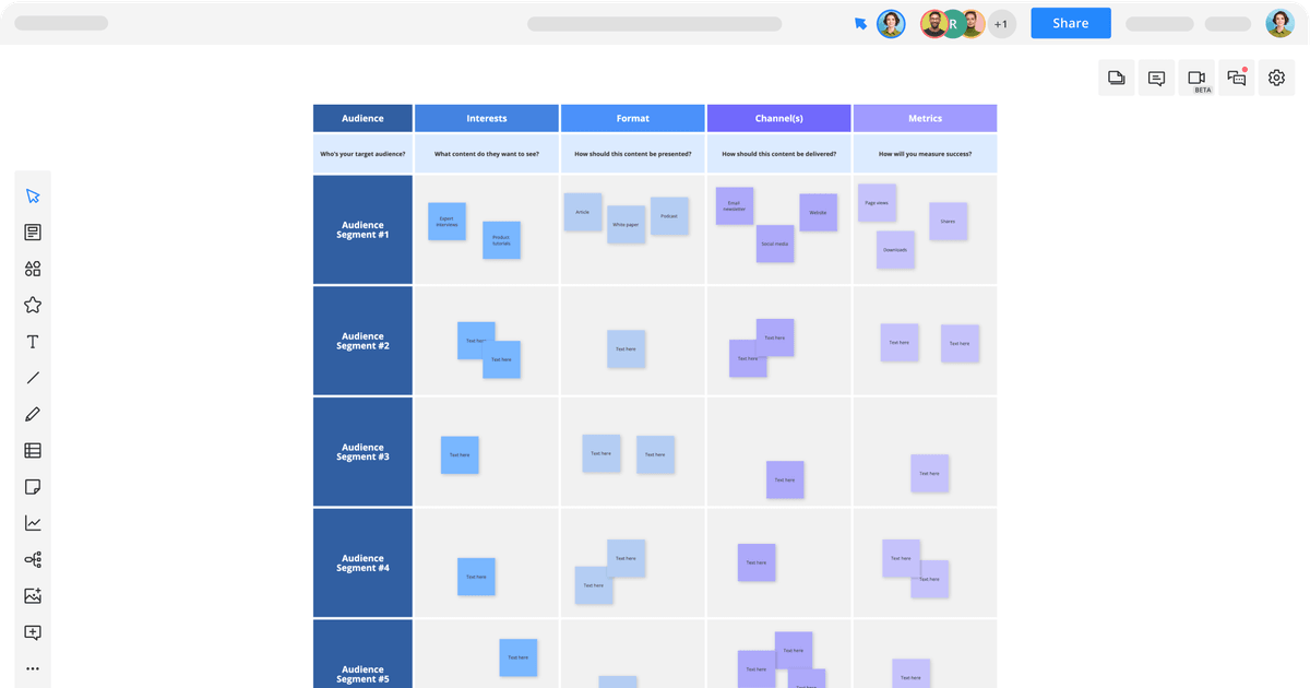 Content Marketing Plan Template