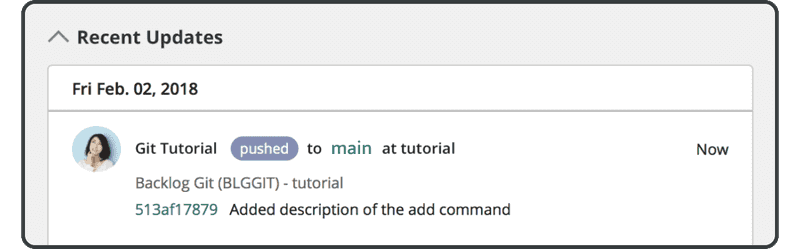 The commit you have just pushed has been added to the lastest update.