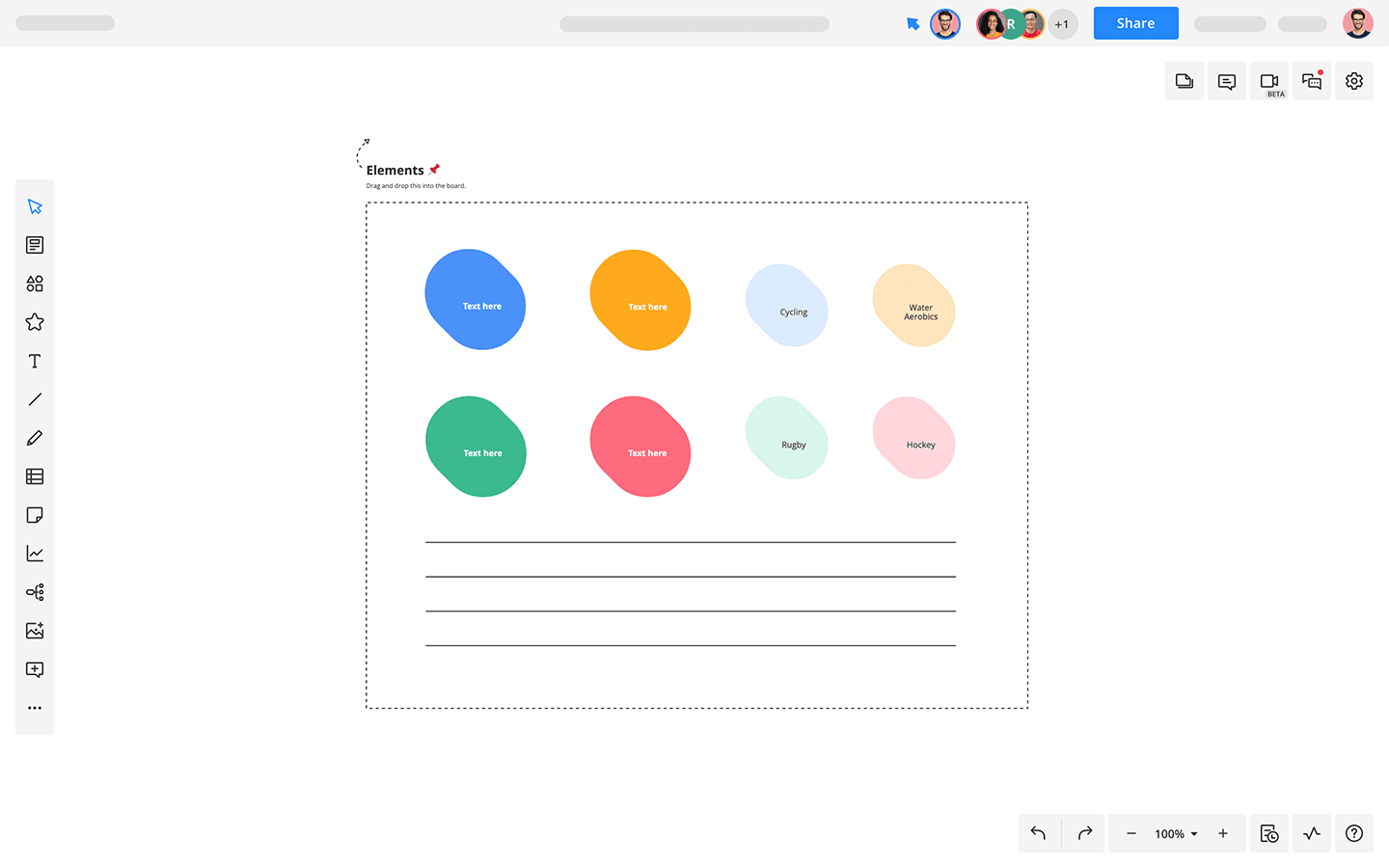 Bubble Map Template