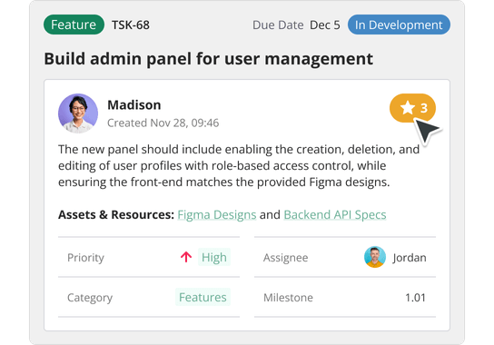 Custom workflows that fit your lifecycle
