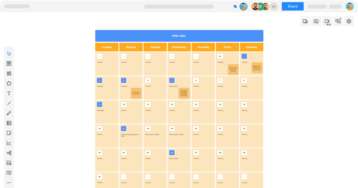 Calendar Chart