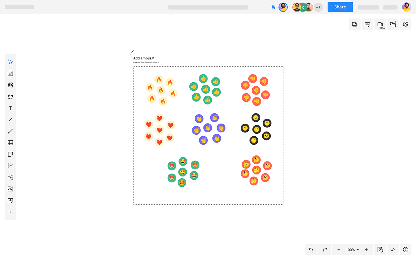 Voting with Emojis Template