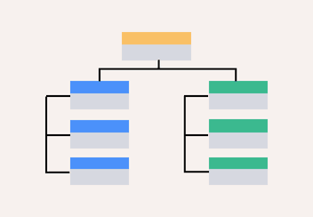 blank organizational chart templates