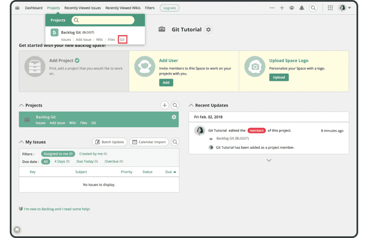 create new git repository command line