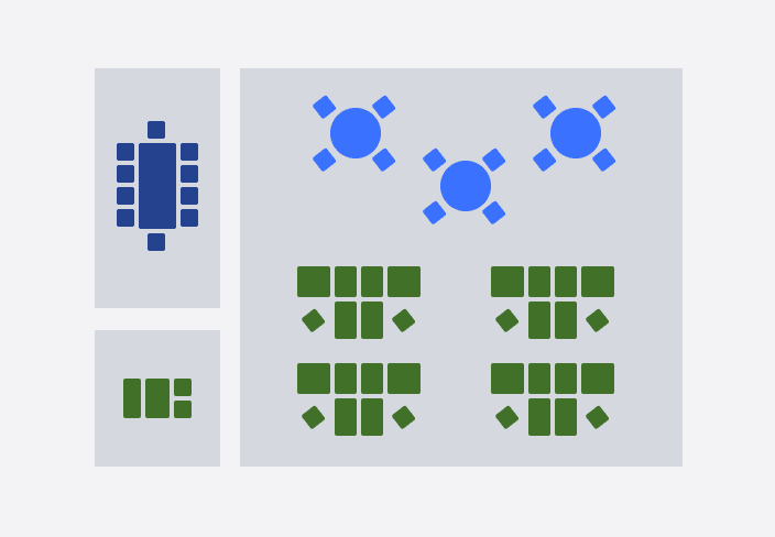 Plan d'étage d'un immeuble de bureaux