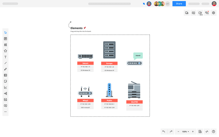 Computer Network Diagram | Cacoo | Nulab