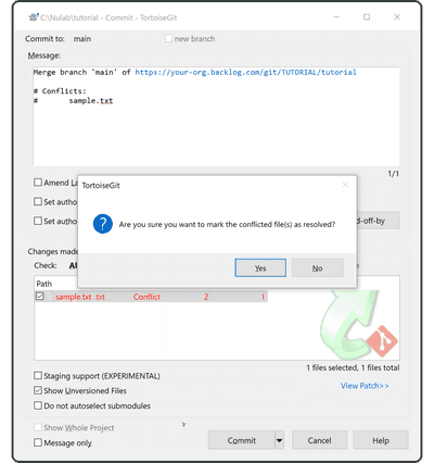 Resolve a conflict | Git tutorial | Nulab