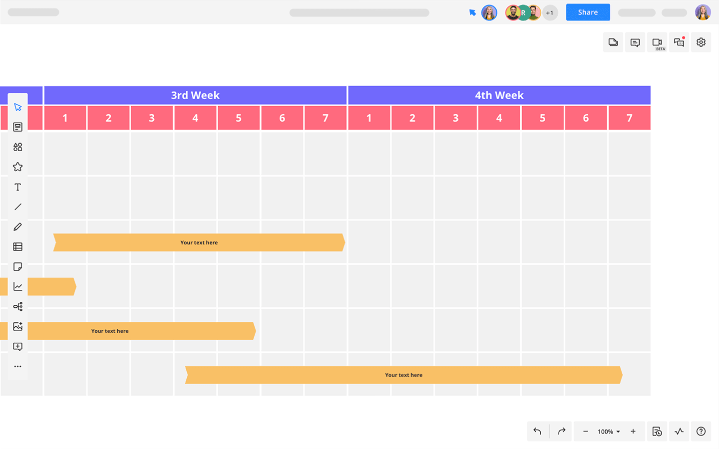 Gantt Chart by Week