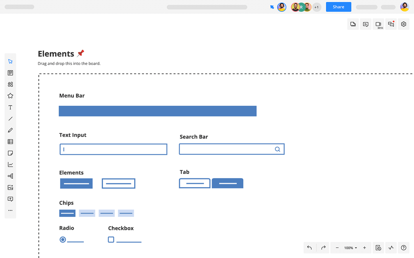 Hand Drawn Wireframe