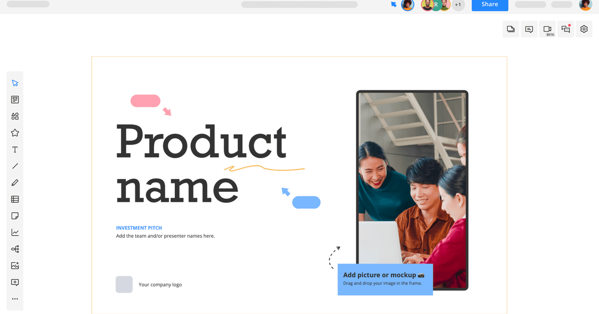 Product Presentation Template | Cacoo | Nulab